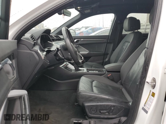 2019 Audi Q3 Premium with VIN WA1AECF32K1073242, listed as a Copart auction lot 46580165 with 65,212 mi miles and Non Repairable. Bid and sale history available at carsss.com. Image 7.