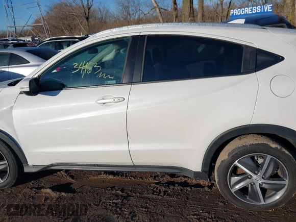 2022 Honda HR-V EX with VIN 3CZRU6H56NM731125, listed as a IAAI auction lot 41118758 with 34,163 mi miles. Bid and sale history available at carsss.com. Image 14.