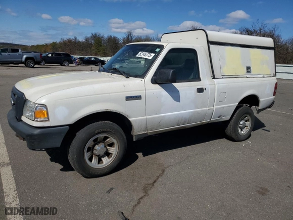 2008 Ford Ranger XL with VIN 1FTYR10D08PB18327, listed as a Copart auction lot 52145775 with 121,420 mi miles and Non Repairable. Bid and sale history available at carsss.com. Image 1.