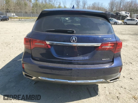 2018 Acura MDX w/Technology Pkg with VIN 5J8YD4H51JL003134, listed as a Copart auction lot 50912905 with 63,203 mi miles and Salvage Title. Bid and sale history available at carsss.com. Image 6.