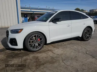 2023 Audi SQ5 Sportback Premium Plus with VIN WA124AFY3P2032515, listed as a Copart auction lot 84814574 with 17,901 mi miles and Salvage Title. Bid and sale history available at DreamBid. Image 1.