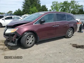 2013 Honda Odyssey EX with VIN 5FNRL5H48DB038294, listed as a Copart auction lot 57396525 with 146,842 mi miles and Salvage title. Bid and sale history available at DreamBid. Image 1.