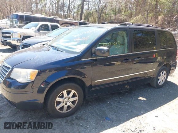 2010 Chrysler Town & Country Touring with VIN 2A4RR5DX1AR267330, listed as a IAAI auction lot 42041615 with 179,171 mi miles. Bid and sale history available at carsss.com. Image 2.