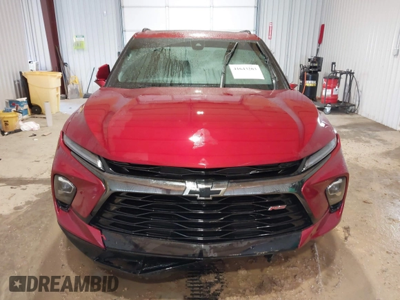 2023 Chevrolet Blazer RS with VIN 3GNKBKRS4PS219606, listed as a IAAI auction lot 41643203 with 36,044 mi miles and . Bid and sale history available at DreamBid. Image 12.