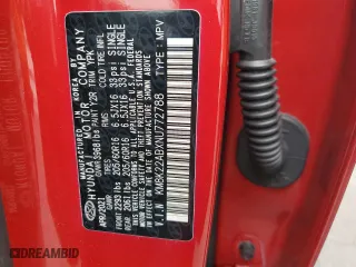 2022 Hyundai Kona SE with VIN KM8K22ABXNU772788, listed as a Copart auction lot 88428255 with 17,055 mi miles and Non Repairable. Bid and sale history available at carsss.com. Image 14.