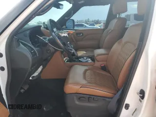 2022 Infiniti QX80 SENSORY with VIN JN8AZ2BF0N9743420, listed as a Copart auction lot 76709314 with 53,132 mi miles and Non Repairable. Bid and sale history available at carsss.com. Image 7.