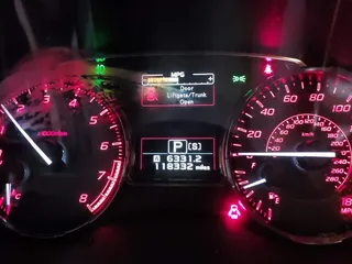 2016 Subaru WRX Premium with VIN JF1VA1E69G8801517, listed as a IAAI auction lot 41558194 with 118,332 mi miles. Bid and sale history available at carsss.com. Image 15.