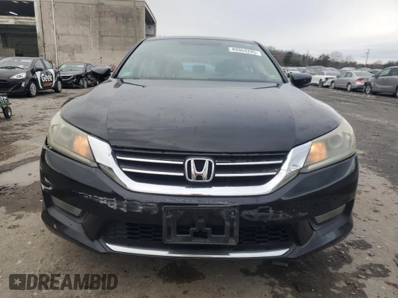 2014 Honda Accord Sedan Sport with VIN 1HGCR2F53EA185844, listed as a Copart auction lot 49364295 with 135,546 mi miles and Salvage Title. Bid and sale history available at carsss.com. Image 5.