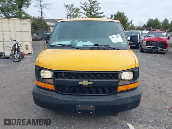 2016 Chevrolet Express Cargo Van with VIN 1GCWGBFF5G1215150, listed as a IAAI auction lot 41672104 with 152,723 mi miles. Bid and sale history available at carsss.com. Image 12.