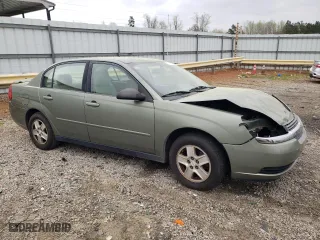 2005 Chevrolet Malibu LS with VIN 1G1ZT52815F227080, listed as a Copart auction lot 51619185 with 250,848 mi miles and Salvage Title. Bid and sale history available at carsss.com. Image 4.