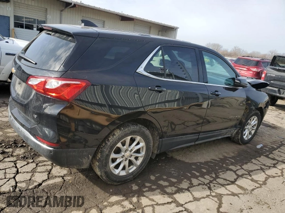 2019 Chevrolet Equinox LT with VIN 2GNAXKEV3K6112034, listed as a Copart auction lot 44123135 with 105,166 mi miles and Salvage Title. Bid and sale history available at DreamBid. Image 3.