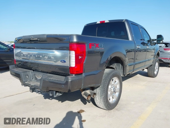 2017 Ford F-250 Lariat with VIN 1FT7W2BT3HEE25677, listed as a IAAI auction lot 41978920 with 197,691 mi miles and . Bid and sale history available at DreamBid. Image 4.