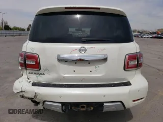 2017 Nissan Armada SV z VIN JN8AY2NC3H9504002, wystawiony jako Copart lot #54326965 z przebiegiem 86 469 mil mil oraz Szkoda całkowita • Salvage title. Historia ofert i sprzedaży dostępna na DreamBid. Obrazek 6.