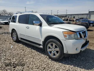 2011 Nissan Armada Platinum z VIN 5N1AA0NC7BN613402, wystawiony jako Copart lot #53395735 z przebiegiem 203 583 mil mil oraz Szkoda całkowita • Salvage title. Historia ofert i sprzedaży dostępna na DreamBid. Obrazek 4.