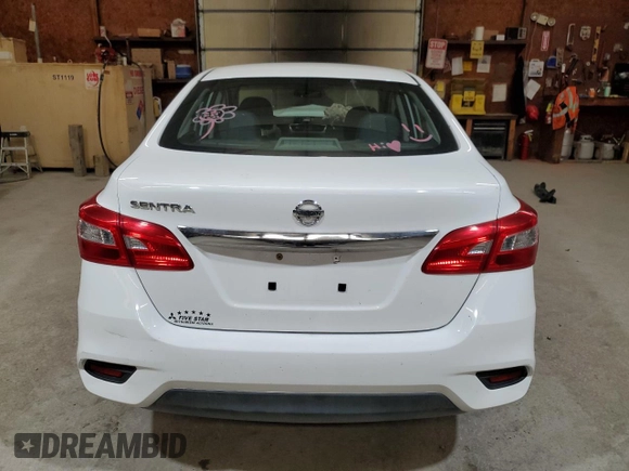 2017 Nissan Sentra S with VIN 3N1AB7AP6HY300102, listed as a Copart auction lot 53354405 with 65,781 mi miles and Salvage Title. Bid and sale history available at DreamBid. Image 6.