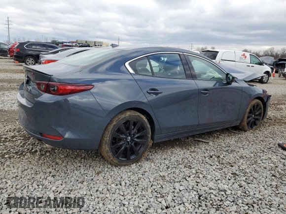 2025 Mazda 3 Premium Plus with VIN 3MZBPBEY1SM450218, listed as a Copart auction lot 47816635 with Not Provided miles and Salvage Title. Bid and sale history available at DreamBid. Image 3.