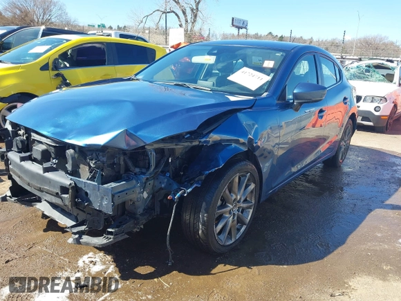 2018 Mazda 3 Touring with VIN 3MZBN1L36JM247119, listed as a IAAI auction lot 41724711 with 45,343 mi miles. Bid and sale history available at carsss.com. Image 21.
