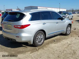 2015 Infiniti QX60 with VIN 5N1AL0MN4FC548748, listed as a IAAI auction lot 41636013 with 170,438 mi miles. Bid and sale history available at carsss.com. Image 4.