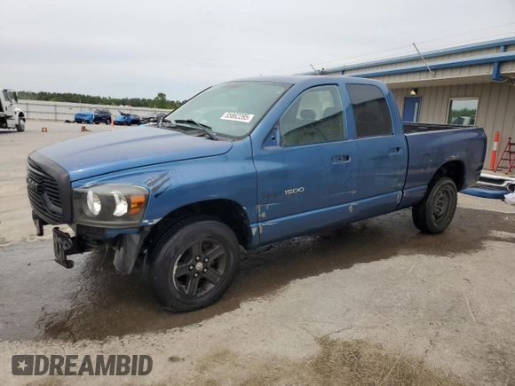 2006 Dodge 1500 SLT z VIN 1D7HA18N56S649415, wystawiony jako Copart lot #55862295 z przebiegiem 156 660 mil mil oraz Szkoda całkowita • Salvage title. Historia ofert i sprzedaży dostępna na DreamBid. Obrazek 1.