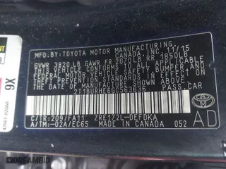 2016 Toyota Corolla L with VIN 2T1BURHE6GC563636, listed as a IAAI auction lot 41574487 with 148,154 mi miles. Bid and sale history available at carsss.com. Image 9.