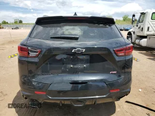 2024 Chevrolet Blazer RS with VIN 3GNKBKRS8RS174995, listed as a Copart auction lot 58234365 with 23,286 mi miles and Salvage title. Bid and sale history available at DreamBid. Image 6.
