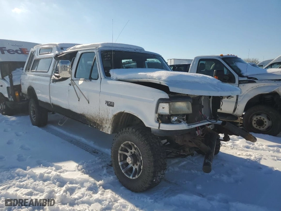 1994 Ford F-350 Crew Cab with VIN 1FTJW36H2REA31896, listed as a Copart auction lot 41683295 with 0 mi miles and Salvage Title. Bid and sale history available at carsss.com. Image 4.