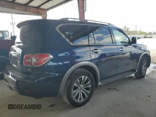 2020 Nissan Armada SL with VIN JN8AY2ND9L9106925, listed as a Copart auction lot 51975995 with 136,174 mi miles and Non Repairable. Bid and sale history available at carsss.com. Image 3.