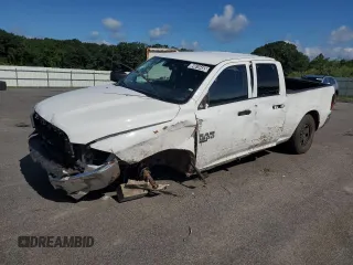 2024 Ram 1500 SLT with VIN 1C6RR7GGXRS129753, listed as a Copart auction lot 64616455 with 31,199 mi miles and Salvage title. Bid and sale history available at DreamBid. Image 1.