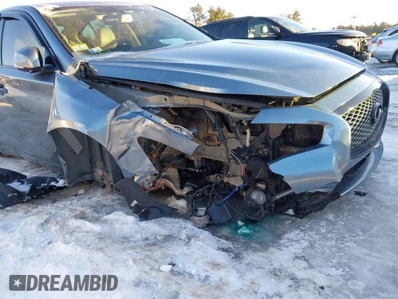2017 Infiniti Q50 3.0t Premium with VIN JN1EV7AR0HM838534, listed as a IAAI auction lot 41625322 with 130,090 mi miles. Bid and sale history available at carsss.com. Image 6.