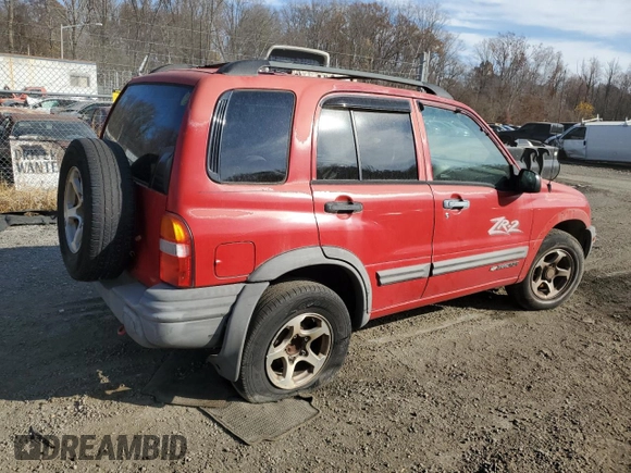 2004 Chevrolet Tracker ZR2 z VIN 2CNBJ734X46910549, wystawiony jako Copart lot #80849894 z przebiegiem Nie podano mil oraz Szkoda całkowita • Salvage title. Historia ofert i sprzedaży dostępna na DreamBid. Obrazek 3.