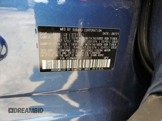 2021 Subaru Ascent Touring with VIN 4S4WMARD3M3470355, listed as a Copart auction lot 51347105 with 39,614 mi miles and Salvage Title. Bid and sale history available at carsss.com. Image 13.