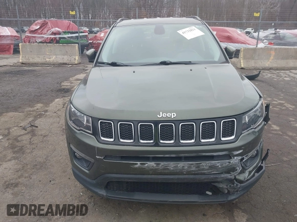 2018 Jeep Compass Latitude z VIN 3C4NJDBB3JT480371, wystawiony jako IAAI lot #41732821 z przebiegiem 73 578 mil mil oraz . Historia ofert i sprzedaży dostępna na DreamBid. Obrazek 6.