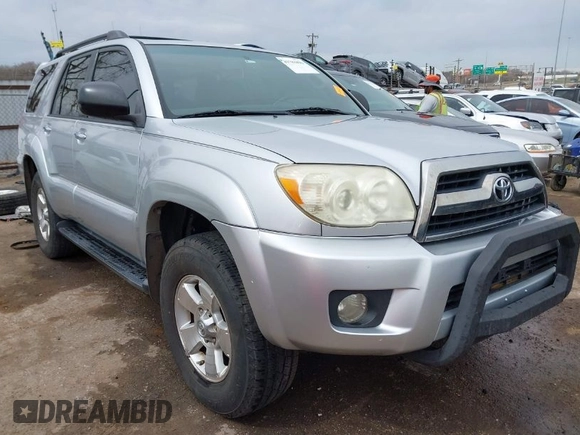 2007 Toyota 4Runner SR5 with VIN JTEZU14R378067211, listed as a IAAI auction lot 41781896 with 237,509 mi miles and . Bid and sale history available at DreamBid. Image 1.