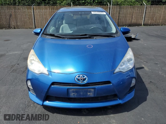 2012 Toyota Prius One with VIN JTDKDTB35C1017994, listed as a Copart auction lot 54248625 with 82,764 mi miles and Salvage Title. Bid and sale history available at DreamBid. Image 5.