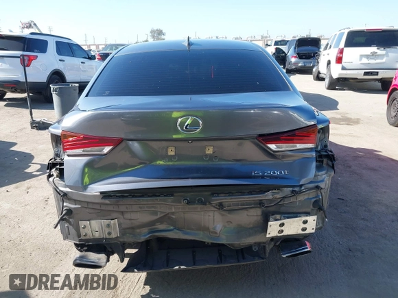 2017 Lexus IS 200t with VIN JTHBA1D22H5058048, listed as a IAAI auction lot 42537714 with 86,299 mi miles and . Bid and sale history available at DreamBid. Image 17.