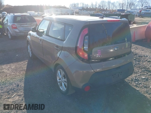 2015 Kia Soul + with VIN KNDJP3A53F7217571, listed as a IAAI auction lot 41690562 with 44,655 mi miles and . Bid and sale history available at DreamBid. Image 3.