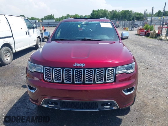 2017 Jeep Grand Cherokee Overland with VIN 1C4RJFCG7HC658943, listed as a IAAI auction lot 42282213 with 103,291 mi miles and . Bid and sale history available at DreamBid. Image 12.