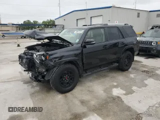 2022 Toyota 4Runner SR5 Premium with VIN JTEFU5JR8N5267353, listed as a Copart auction lot 53047225 with 94,098 mi miles and Salvage title. Bid and sale history available at DreamBid. Image 1.