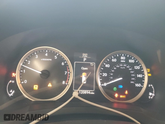 2014 Lexus IS 250 with VIN JTHCF1D23E5004937, listed as a Copart auction lot 55245465 with 120,894 mi miles and Salvage title. Bid and sale history available at DreamBid. Image 9.