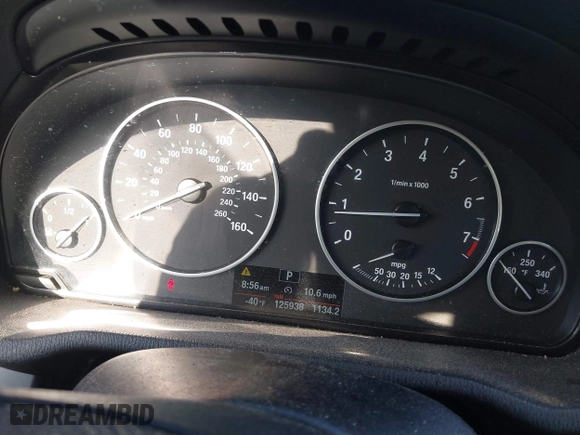 2013 BMW X3 xDrive28i with VIN 5UXWX9C54D0A26478, listed as a IAAI auction lot 41909253 with 125,938 mi miles. Bid and sale history available at carsss.com. Image 7.