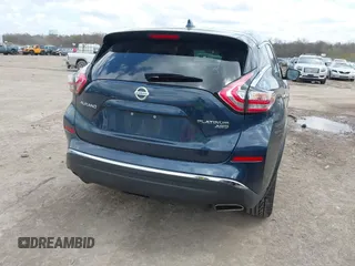 2018 Nissan Murano Platinum with VIN 5N1AZ2MH9JN192329, listed as a IAAI auction lot 42084760 with 58,936 mi miles and . Bid and sale history available at carsss.com. Image 4.