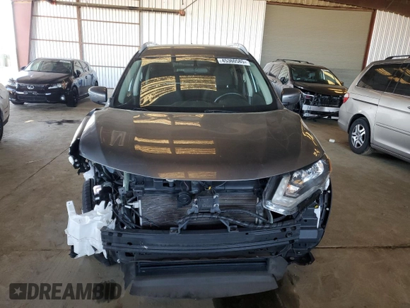 2018 Nissan Rogue SV with VIN 5N1AT2MV1JC817874, listed as a Copart auction lot 45360585 with 62,597 mi miles and Salvage Title. Bid and sale history available at carsss.com. Image 5.