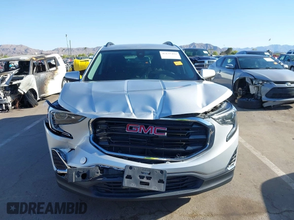 2020 GMC Terrain SLE with VIN 3GKALTEV2LL136210, listed as a IAAI auction lot 42135411 with 85,722 mi miles. Bid and sale history available at carsss.com. Image 6.