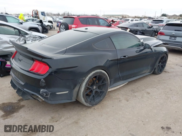 2018 Ford Mustang GT with VIN 1FA6P8CFXJ5126672, listed as a IAAI auction lot 41544616 with Not Provided miles. Bid and sale history available at carsss.com. Image 4.