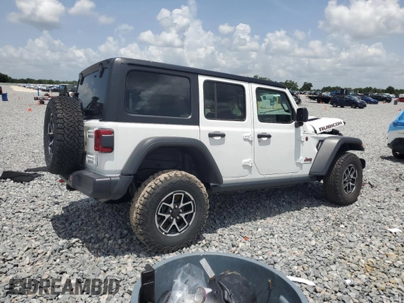 2024 Jeep Wrangler Rubicon z VIN 1C4PJXFG9RW336006, wystawiony jako Copart lot #60237785 z przebiegiem 24 571 mil mil oraz Czysty tytuł • Clean title. Historia ofert i sprzedaży dostępna na DreamBid. Obrazek 3.