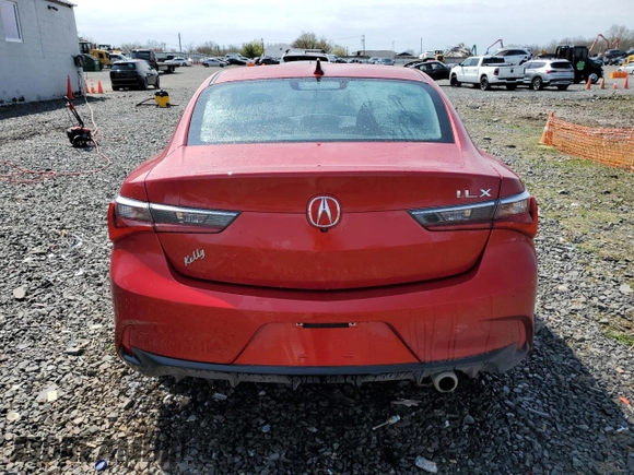 2021 Acura ILX Premium with VIN 19UDE2F74MA006386, listed as a Copart auction lot 52574885 with 39,393 mi miles and Salvage title. Bid and sale history available at DreamBid. Image 6.