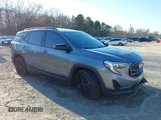 2019 GMC Terrain SLT z VIN 3GKALPEX4KL379539, wystawiony jako IAAI lot #41662177 z przebiegiem 45 545 mil mil oraz . Historia ofert i sprzedaży dostępna na DreamBid. Obrazek 1.