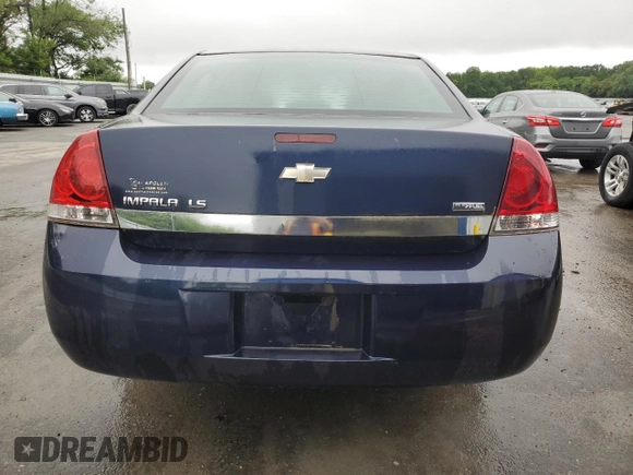 2008 Chevrolet Impala LS z VIN 2G1WB58K681222834, wystawiony jako Copart lot #57817965 z przebiegiem 107 221 mil mil oraz Szkoda całkowita • Salvage title. Historia ofert i sprzedaży dostępna na DreamBid. Obrazek 6.