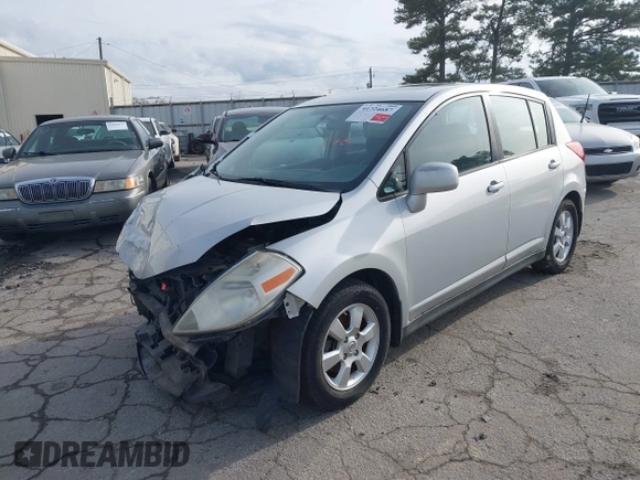 2007 Nissan Versa 1.8 S with VIN 3N1BC13E97L383742, listed as a IAAI auction lot 41724687 with 294,413 mi miles. Bid and sale history available at carsss.com. Image 17.