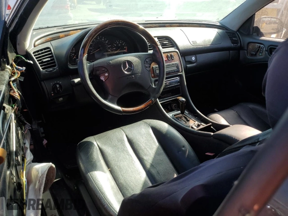 2000 Mercedes-Benz CLK 320/430 with VIN WDBLJ65G4YF161140, listed as a Copart auction lot 78871194 with Not Provided miles and Salvage Title. Bid and sale history available at DreamBid. Image 8.